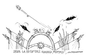 Caricatura del Diario La Hora. Mayo 2013
